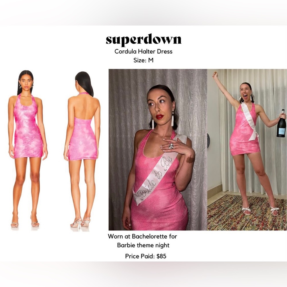 Cordial Halter Dress by Superdown